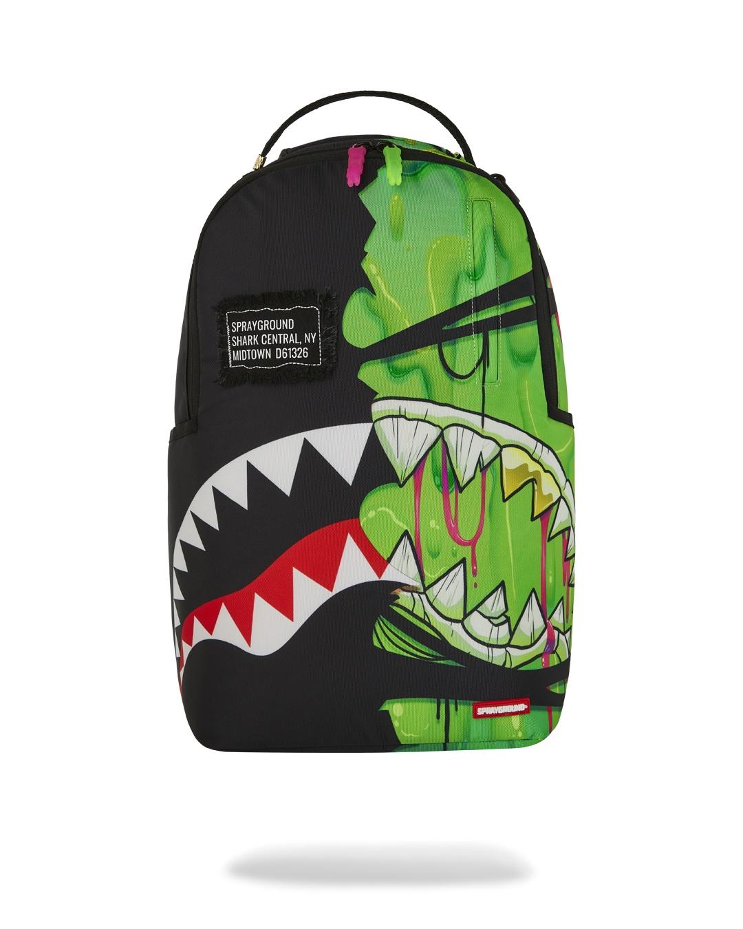 HALLOWEEN SHARK CENTRAL DRIP SPLIT 910B8241NSZ/CHECK SPRAYGROUND
