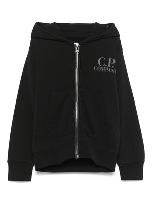 C.P.COMPANY FELPA ZIPPATA C/CAPP