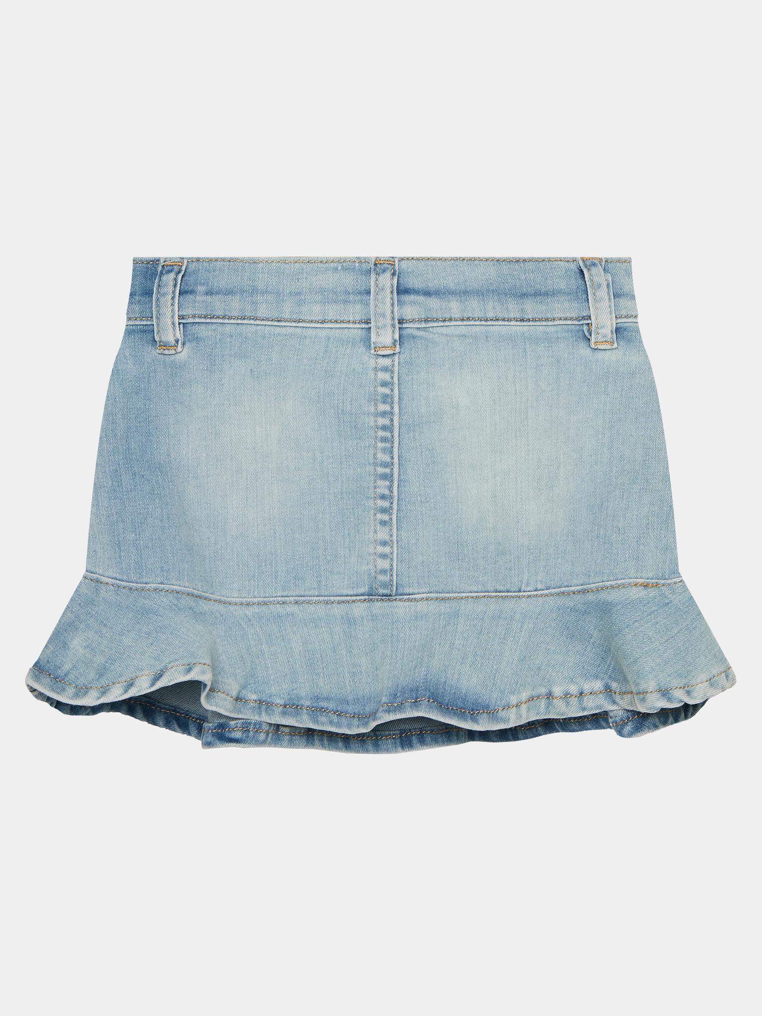STRETCH DENIM SKIRT 