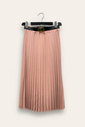 Pleated midi skirt
