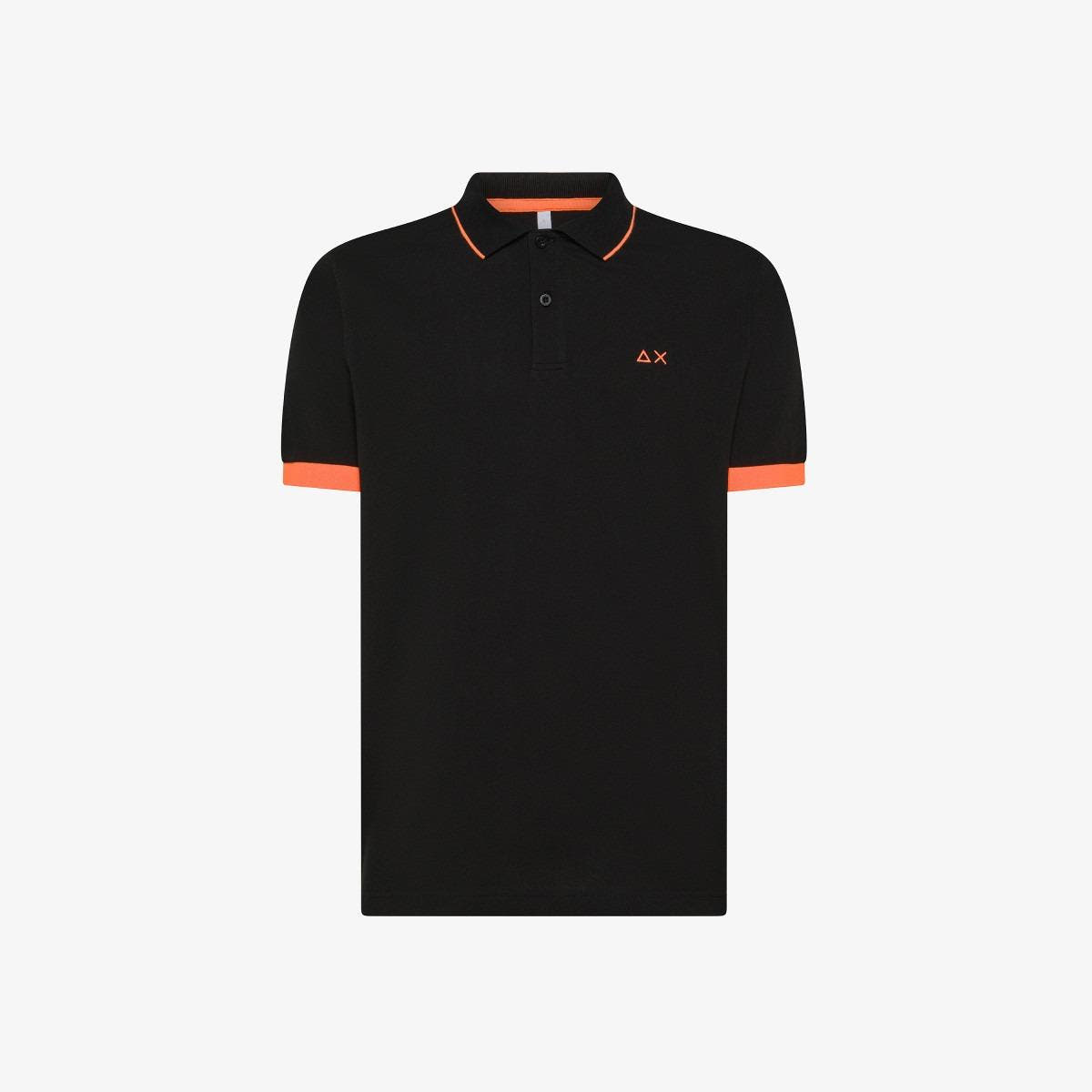 POLO SMALL STRIPE FLUO S/S 