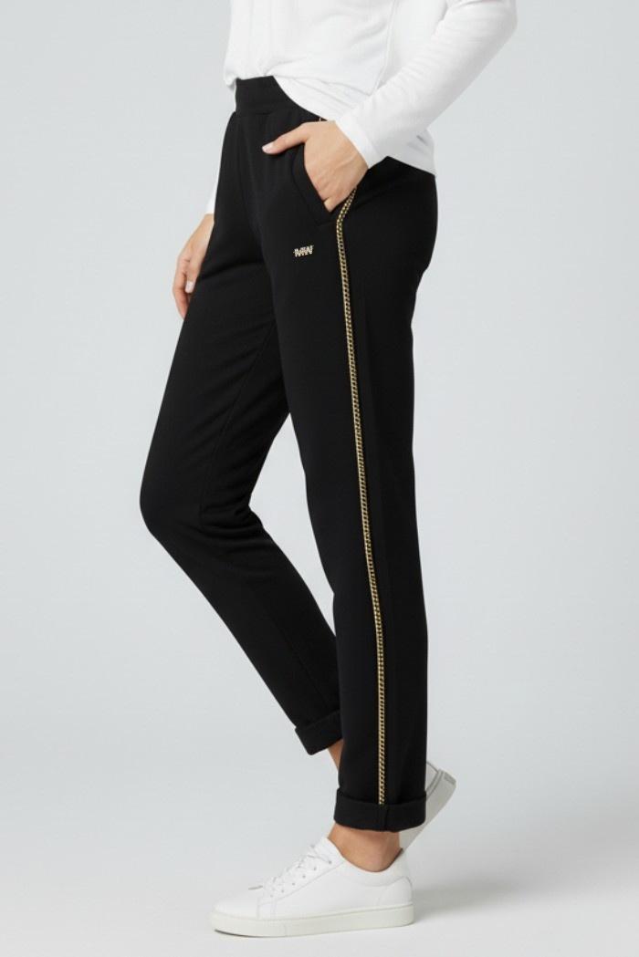 PANTALONE IN FELPA CON CATENA 