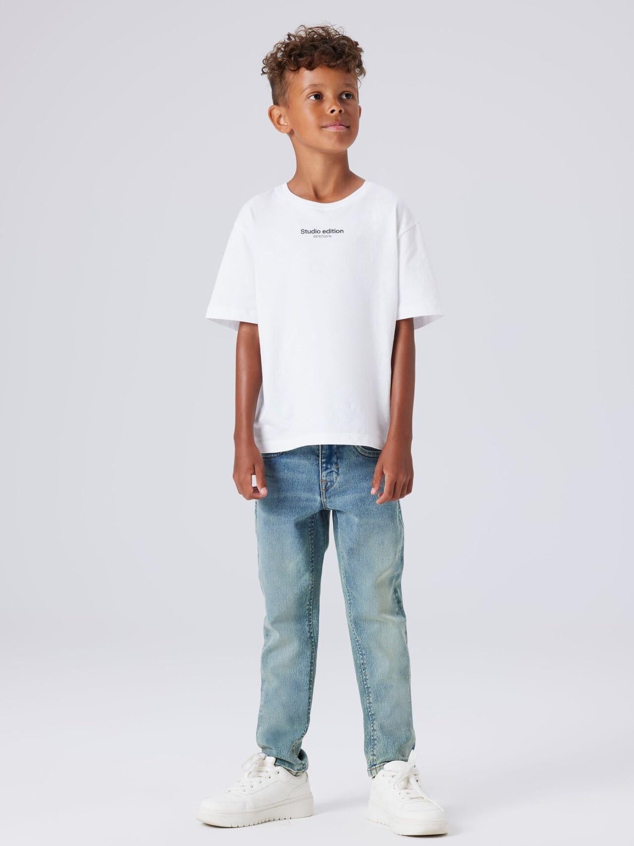 13190372/Vintage Medium Blue Denim NAME.IT