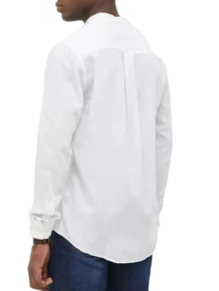 CAMICIA LINO/TENCEL COREANA REGULAR KOREALINEN M123P201KOREALINEN/WHITE 100 LIU JO