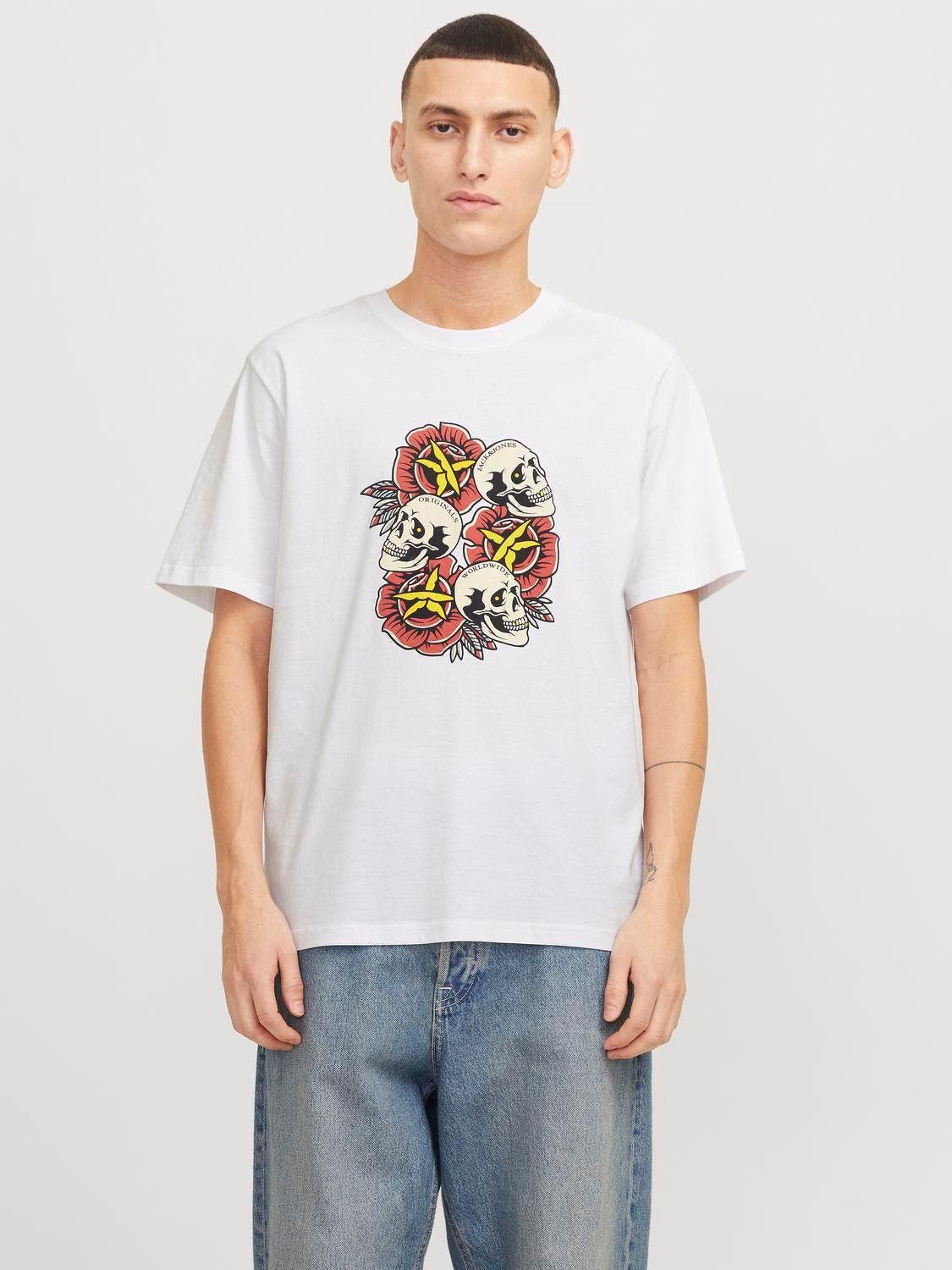 12272966/Bright White JACK AND JONES