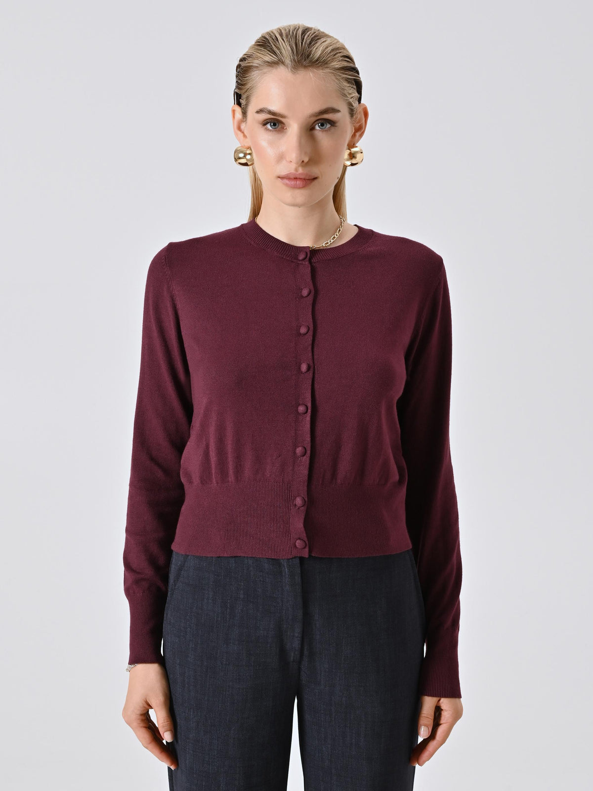ALPH TE25-315 CARDIGAN BOTTONI 