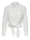 ONLLECEY LS KNOT SHIRT NOOS WVN 