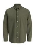 JACK AND JONES JJEBREEZE LINEN BLEND SHIRT L/S SN