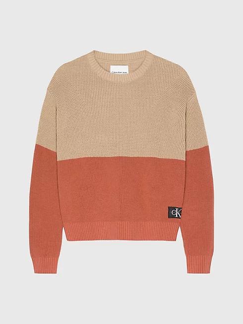 COLOR BLOCK SWEATER 