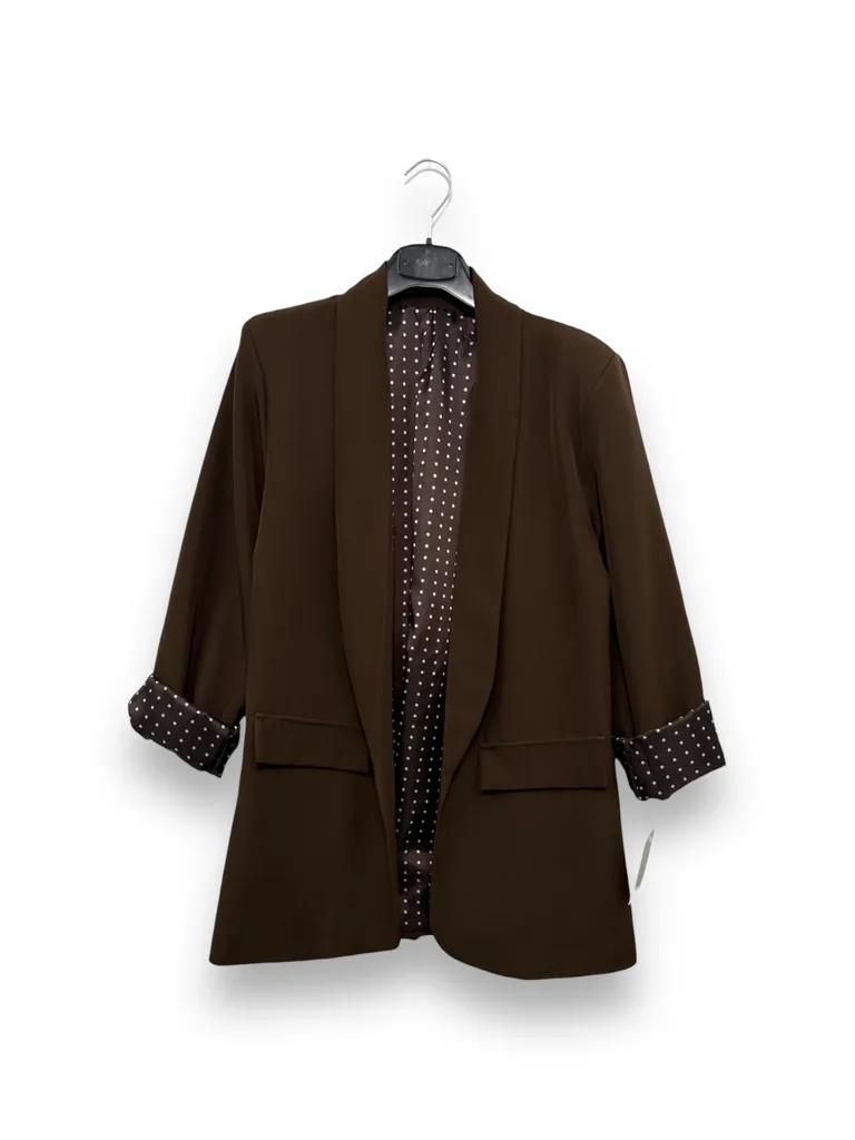 Blazer con fodera a pois 