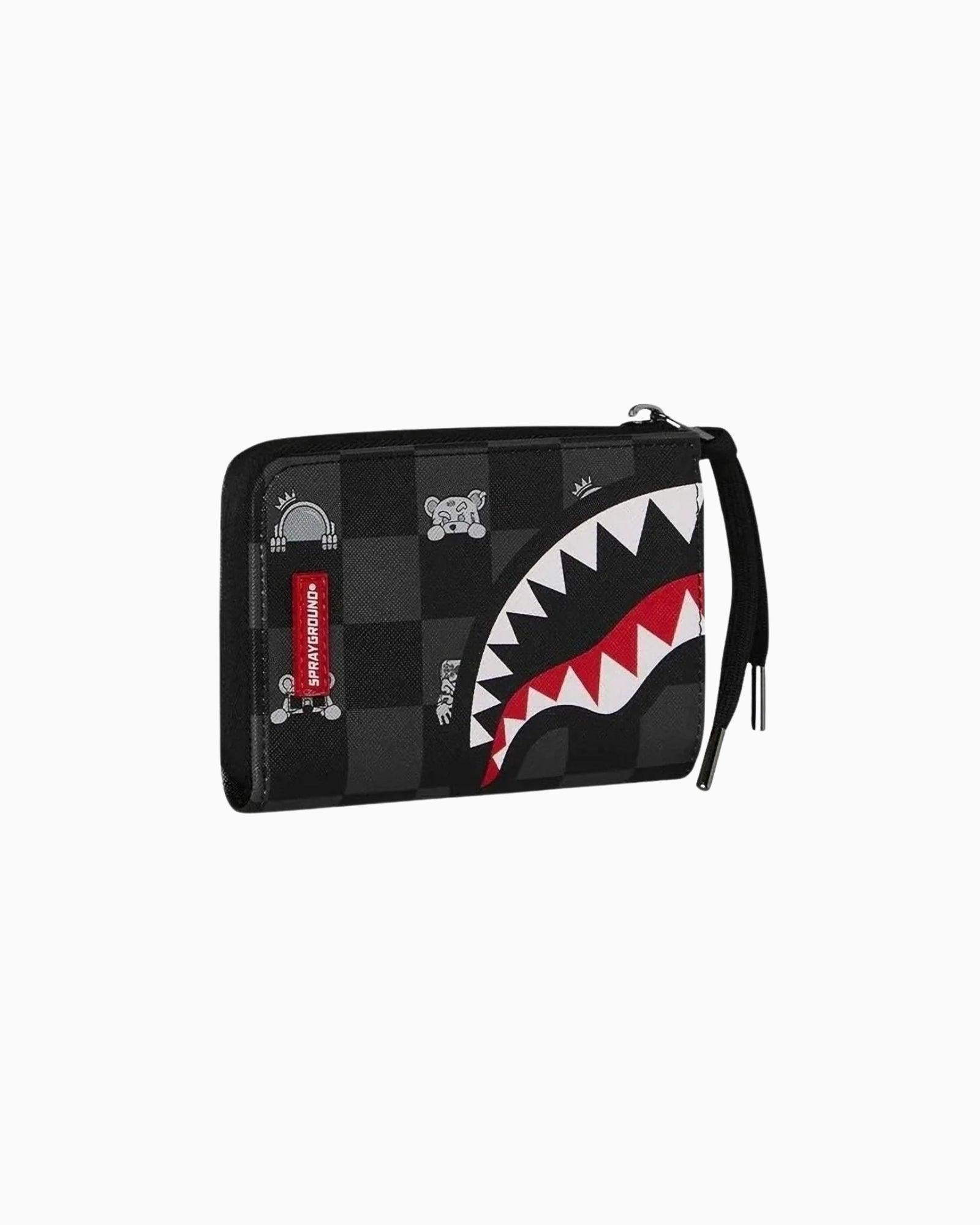 GRAY PEEKING CHARACTER CHECK wallet 