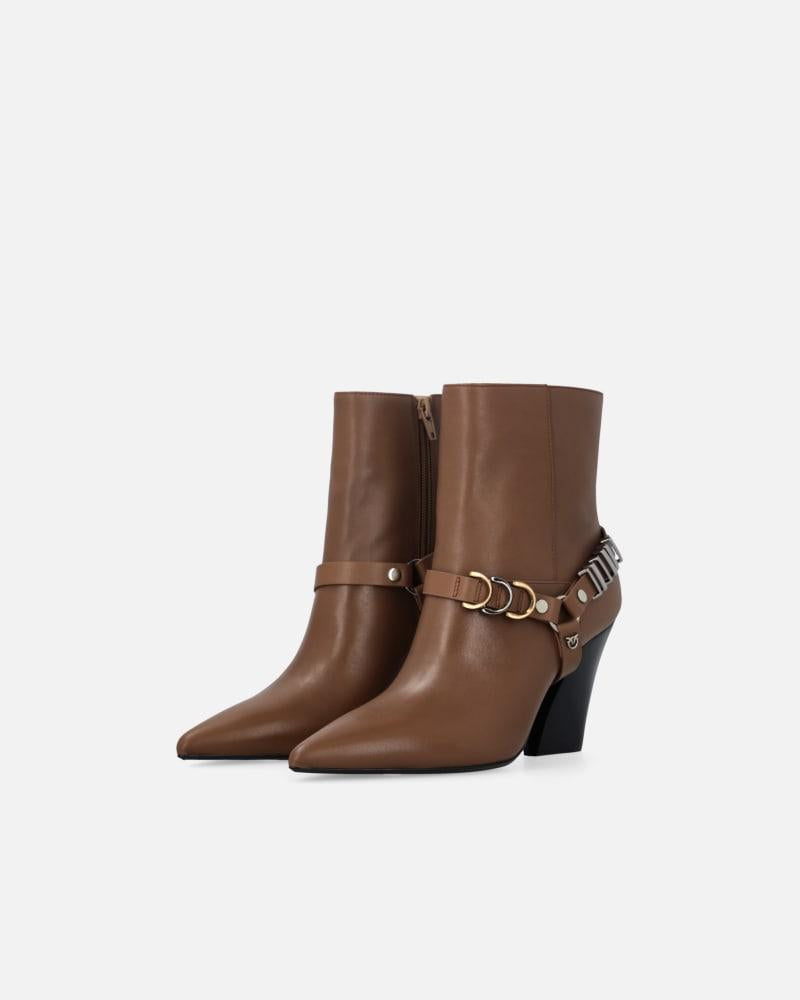 VIOLA 02 - ANKLE BOOT CALF LEATHER SD0417P001/GU8 PINKO