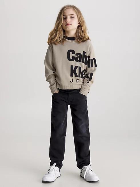 BLOWN-UP LOGO LAYERS SWEATER 