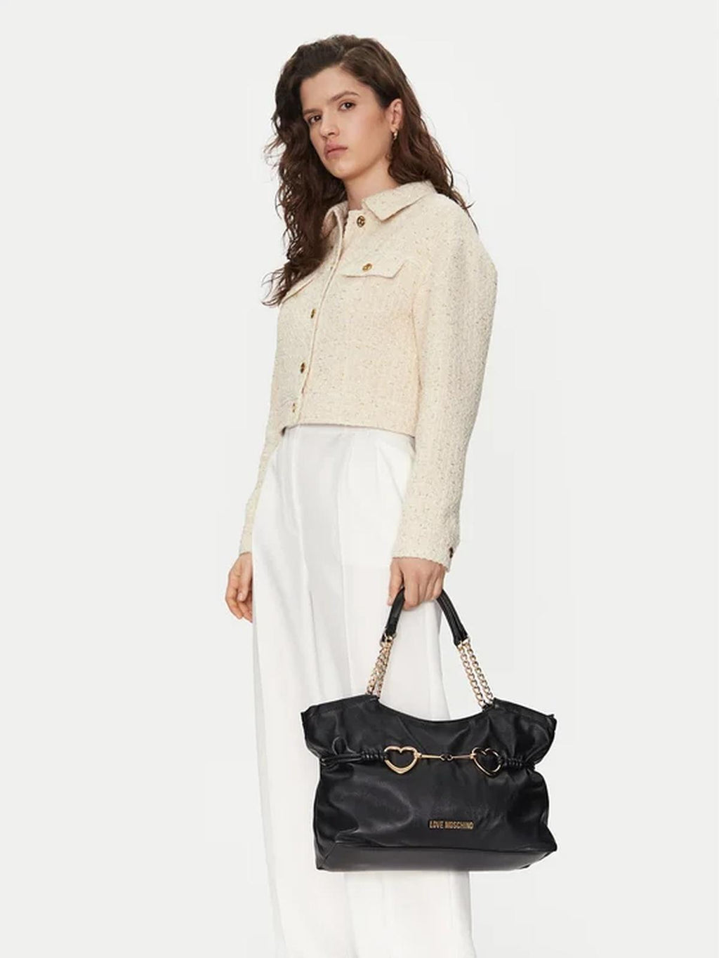 BORSA PU SOFT NERO 