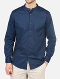 Korean Poplin Shirt, Long Sleeve