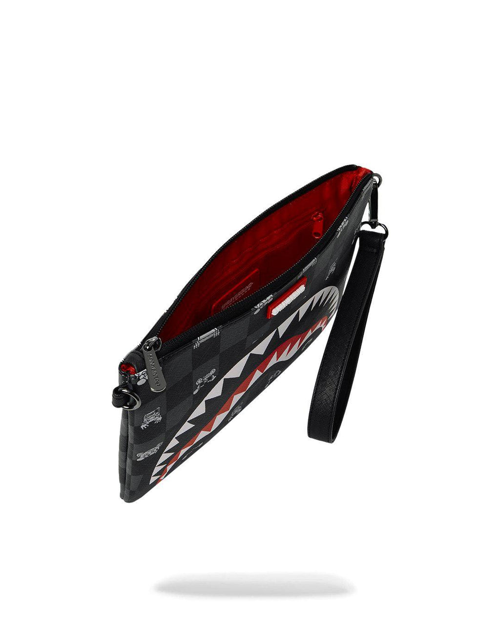 GRAY PEEKING CHARACTER<BR/>CHECK CROSSOVER CLUTCH 