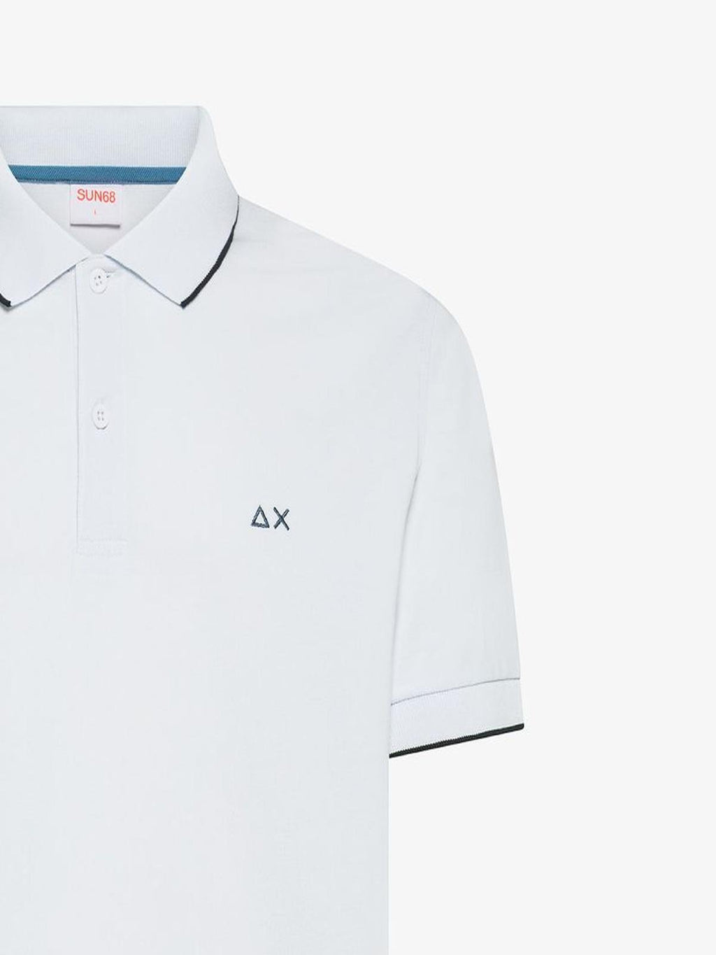POLO SMALL STRIPE ON COLLAR S/S 