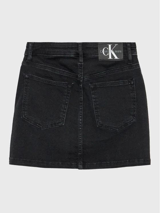 STRAIGHT SKIRT WASHED BLACK TA 