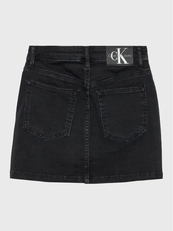 STRAIGHT SKIRT WASHED BLACK TA 