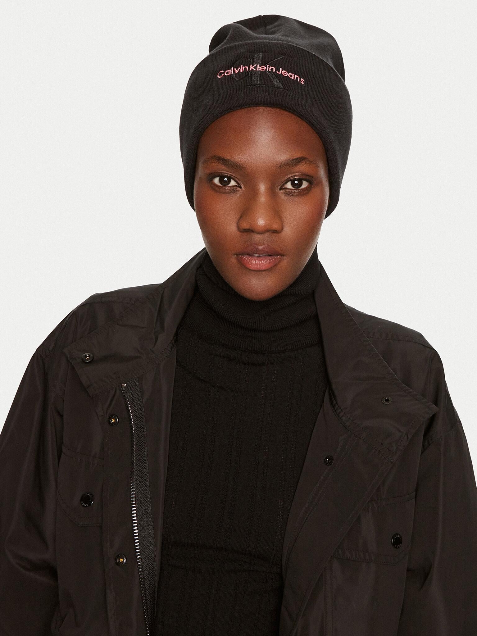 MONO LOGO EMBRO BEANIE K60K612668/01P CALVIN KLEIN JEANS