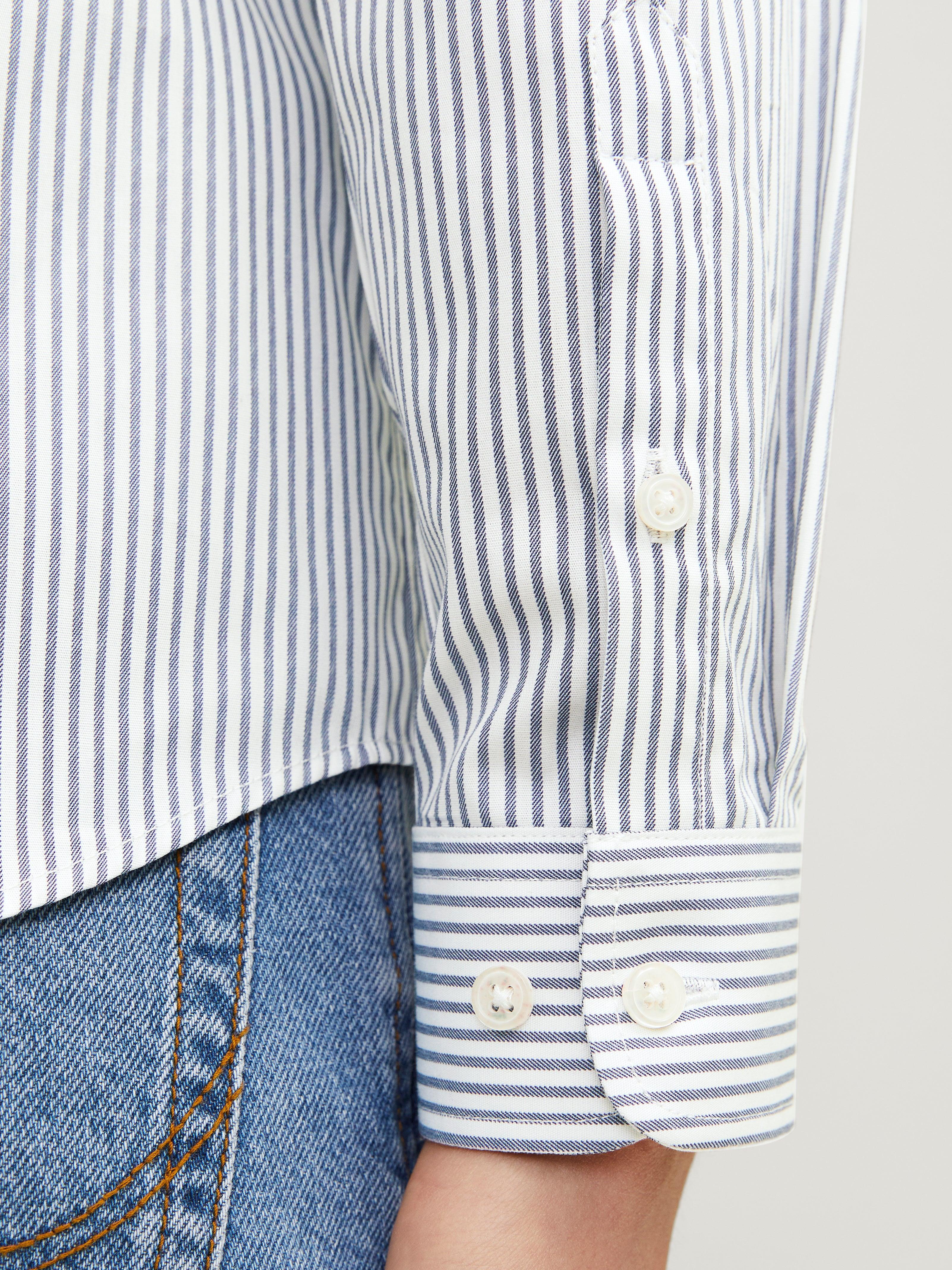 JJJOE PRINT SHIRT LS AW 24 JR 