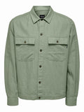 ONLY&SONS ONSKENNET LS LINEN OVERSHIRT NOOS
