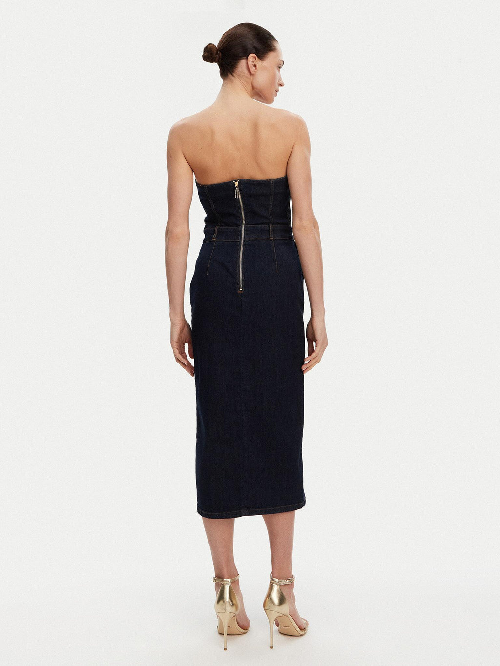 MIDI DENIM DRESS RAWWASH FR25SD4010D46093/L23 FRACOMINA