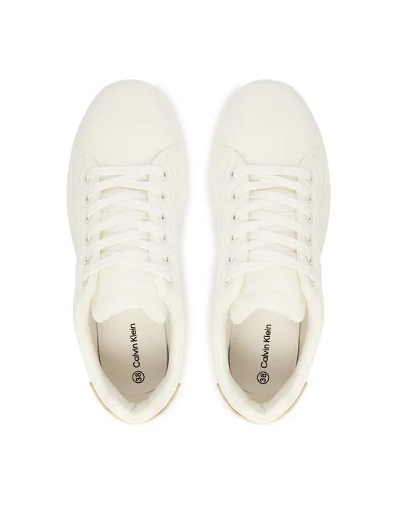 SNEAKER BASSA ALLACCIATA BIANCO/NERO 