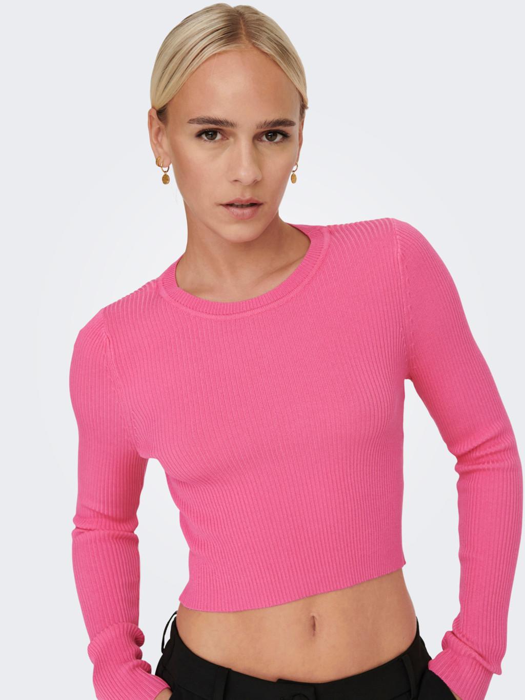 ONLMEDDI LS PEEK A BOO O-NECK CC KNT 