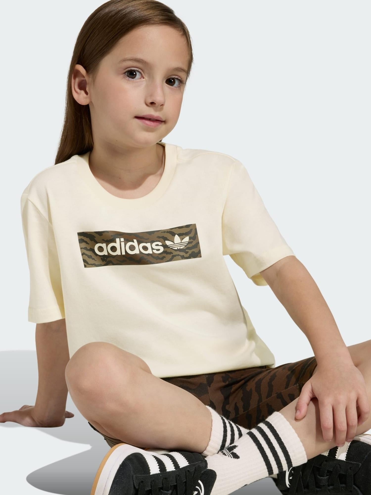 CYC TEE SET AOP     CREWHT/NBROWN 