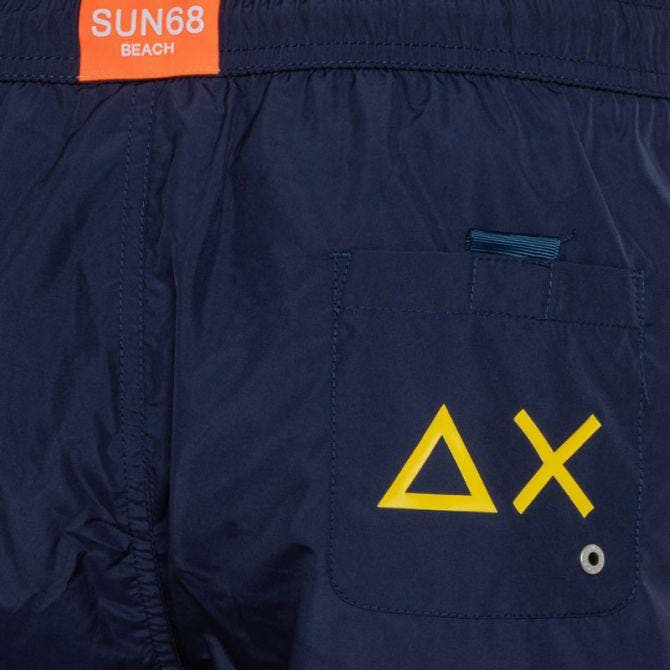 SWIM PANT WITH MACRO LOGO ON FRONT 