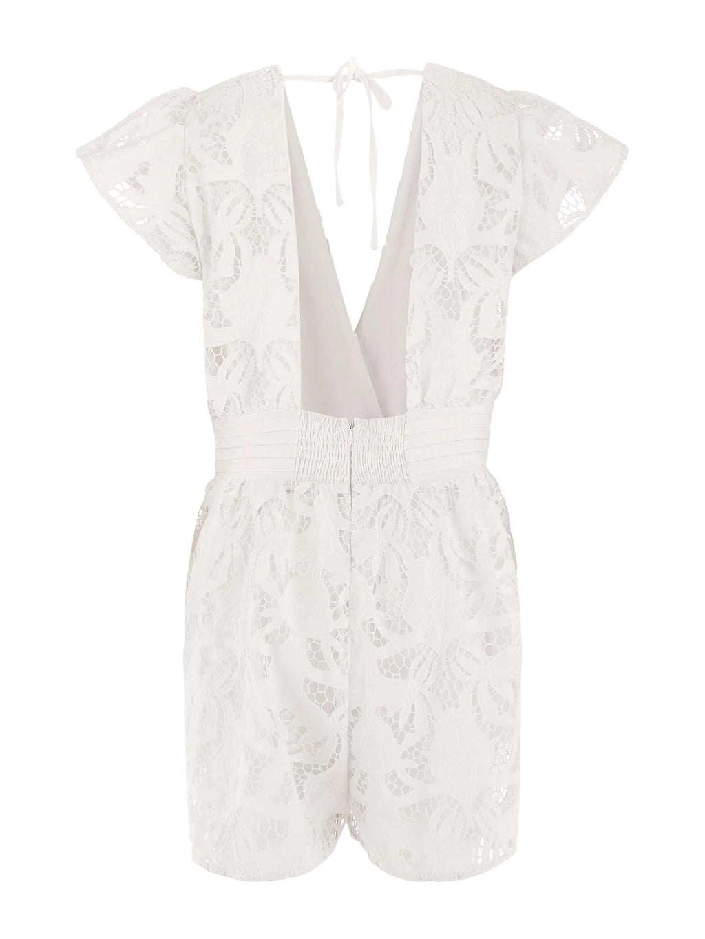 CHLOE EYELET ROMPER 