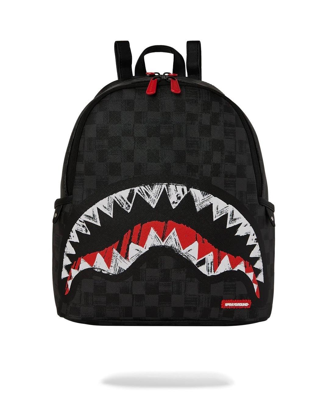 SCRIBBLE SHARK SAVAGE BACKPACK 910B8226NSZ/CHECK SPRAYGROUND
