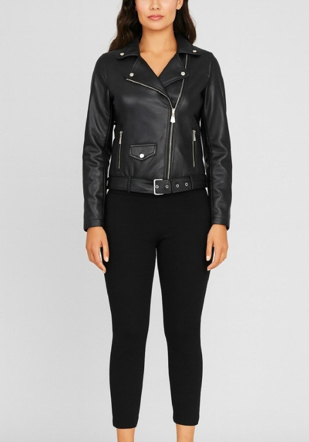 GIUBBINO CHIODO MW9640036/NERO MARKUP