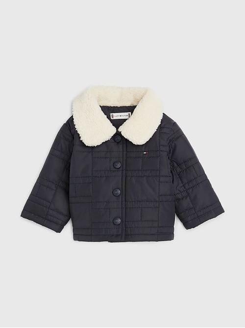 BABY QUILTED FLAG JACKET KN0KN01470J/DW5 TOMMY HILFIGER