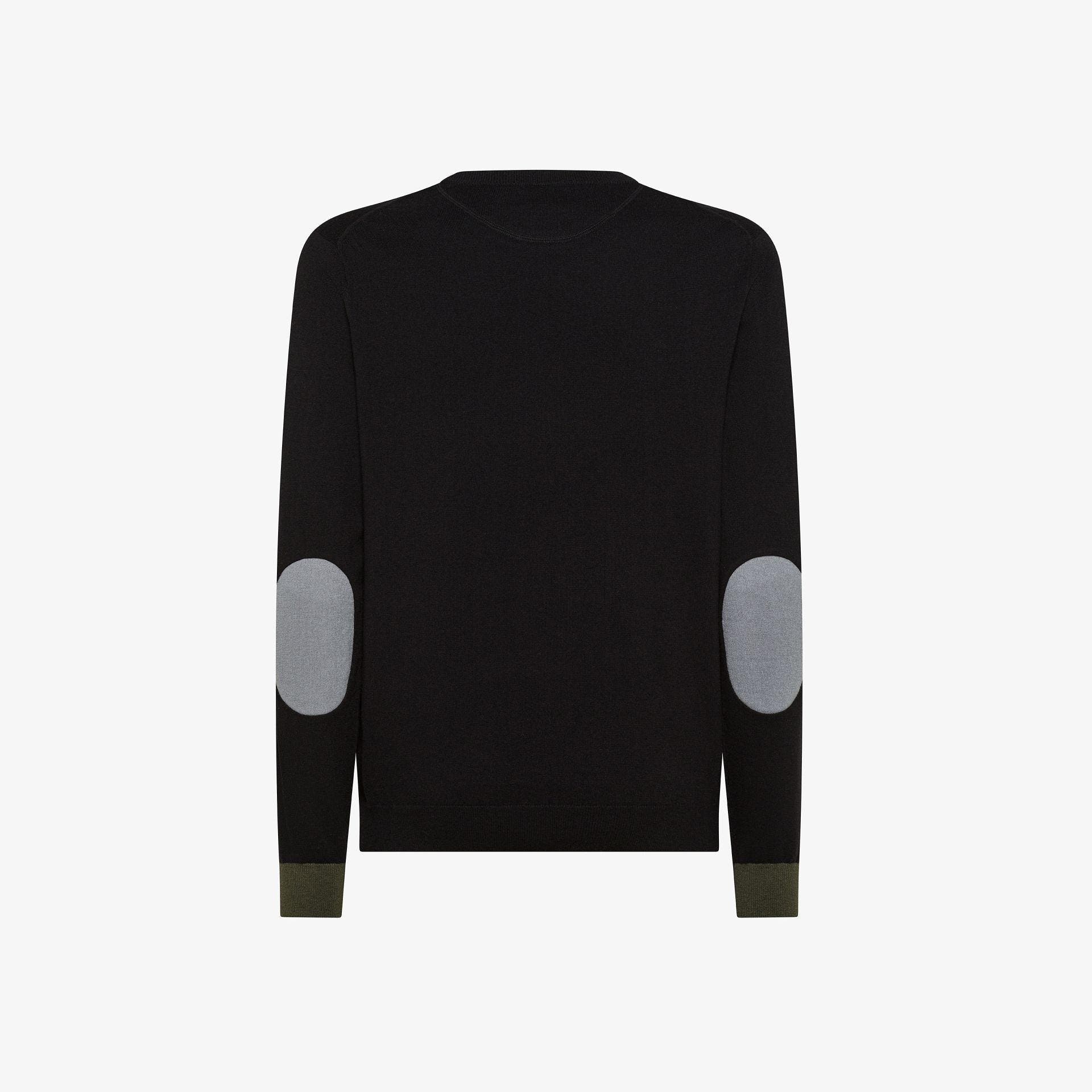 SWEATER ELBOW CONTRAST L/S 