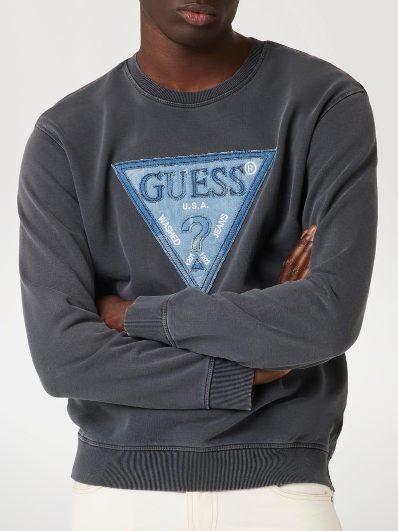 TRIANGLE PATCH CN SWEATSHIRT M4BQ17KCIF1/G7HT GUESS