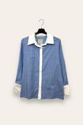 Camicia a righe CL-10684-CL-3517/Azzurro LOVEme