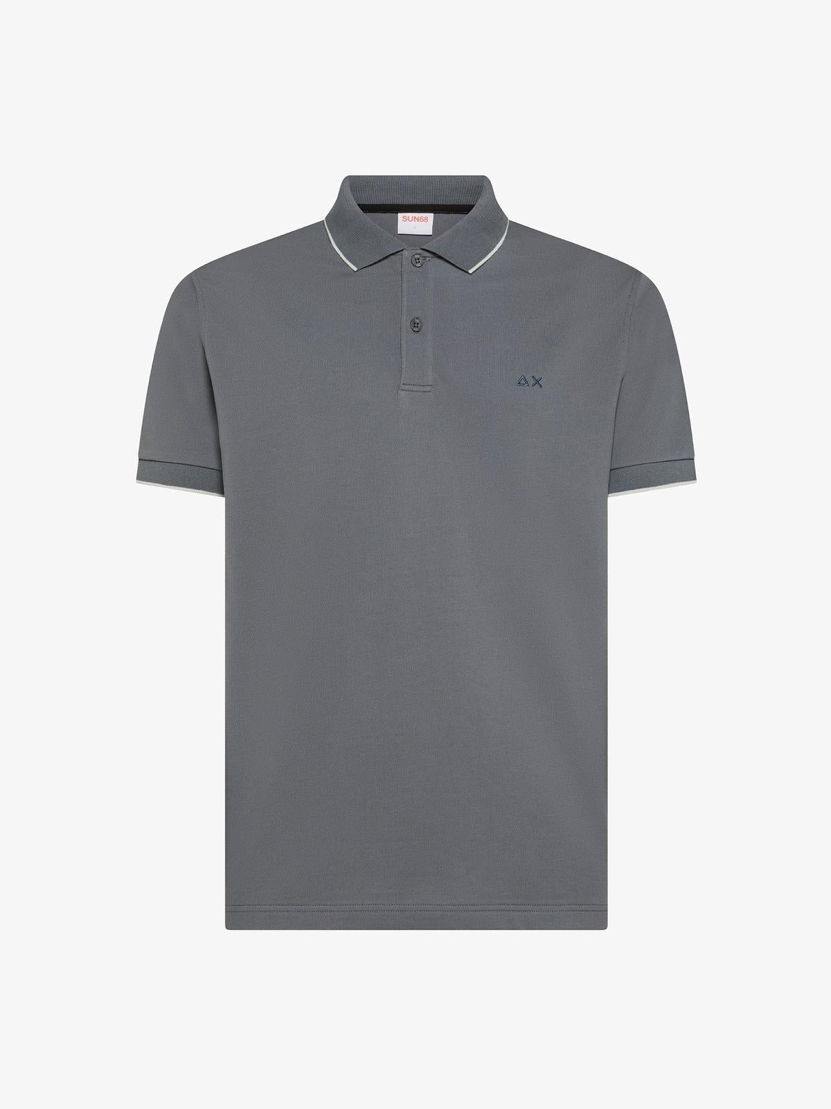 POLO SMALL STRIPE ON COLLAR S/S 
