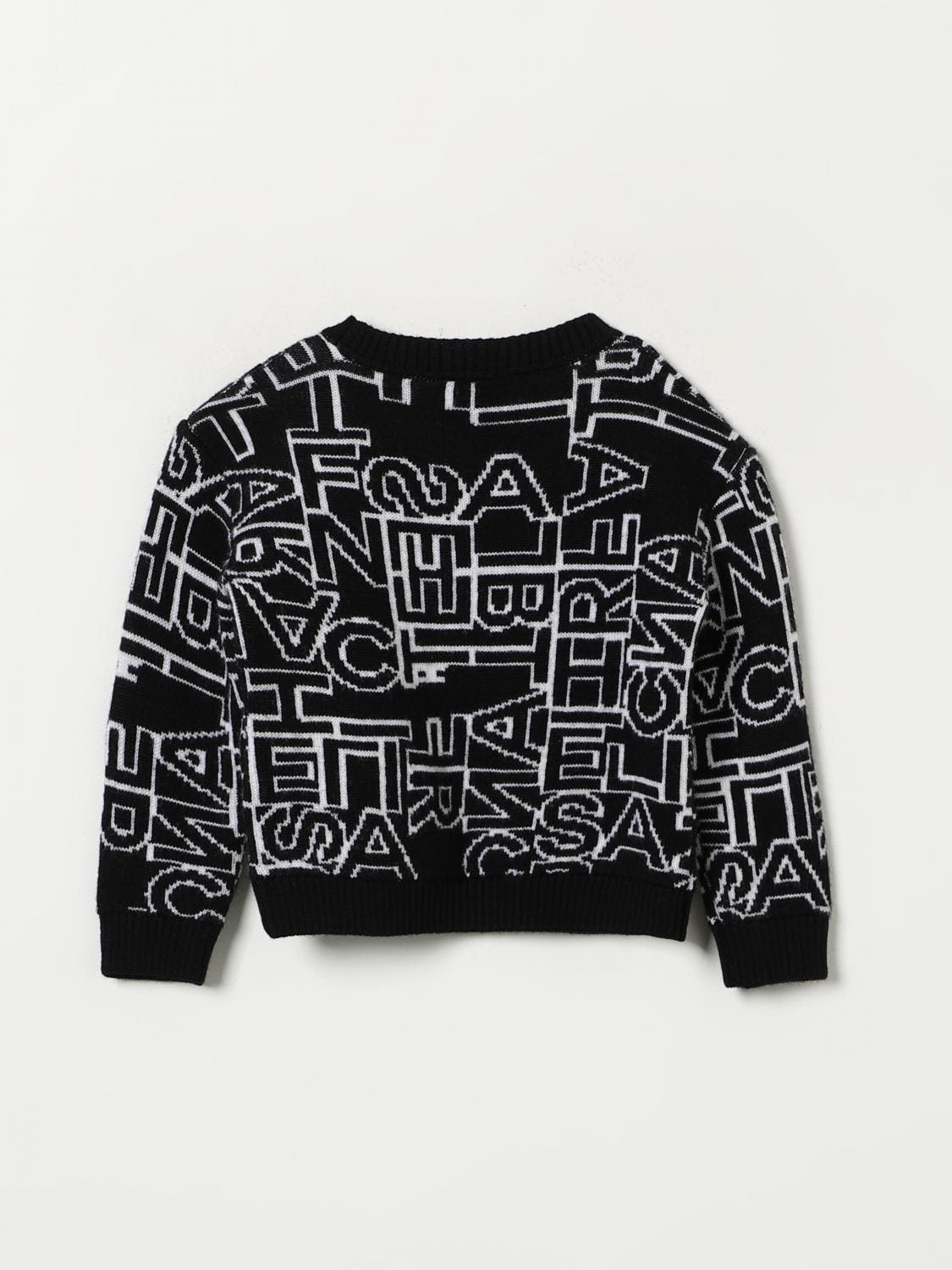GIROCOLLO TRICOT JACQUARD LETTERING 