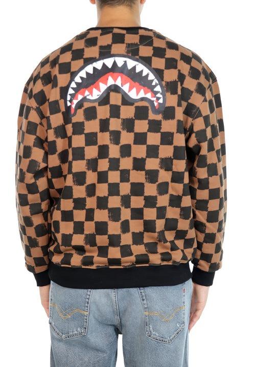 BROWN SIP VANQUISH CREW SP612BRW/BROWN SPRAYGROUND