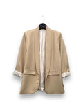 Blazer con fodera a pois 