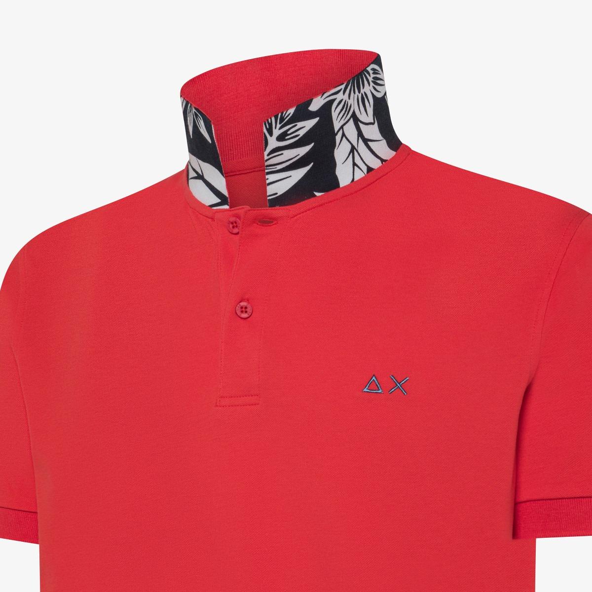 POLO PRINT UNDER COLLAR S/S 