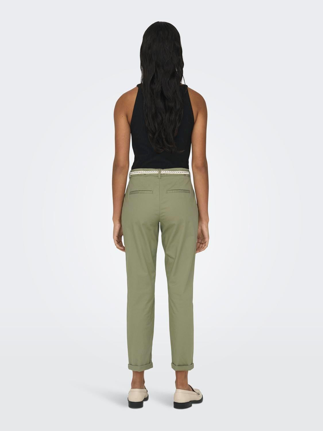 ONLBIANA MW COTTON BELT CHINO PNT NOOS 