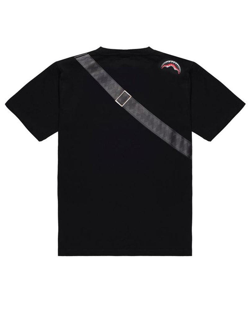TAKEOVER THE THRONE BACKPACK SLING BLACK T-SHIRT 