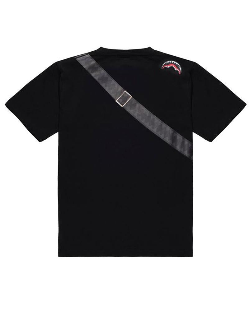 TAKEOVER THE THRONE BACKPACK SLING BLACK T-SHIRT 
