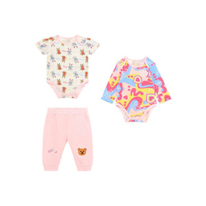 GUESS SET SS BODY+LS BODY+PANTS