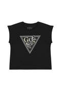 GUESS MIDI SS T-SHIRT W/SEQUINS