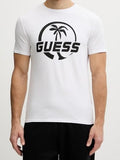 GUESS CN SS LOGO PALM T-SHIRT