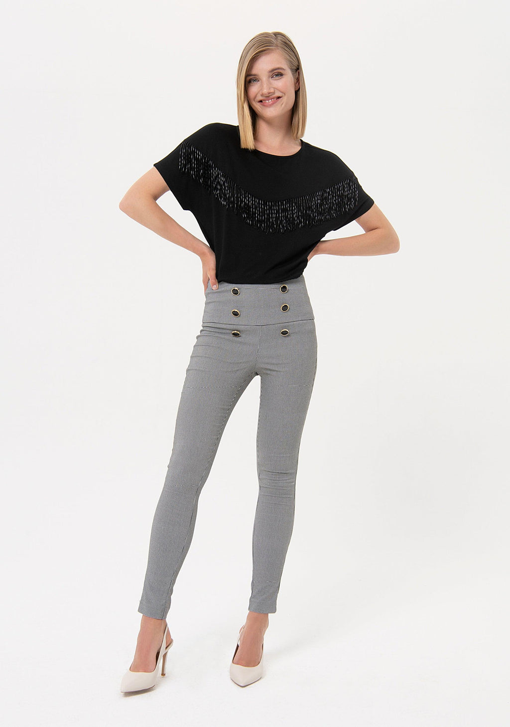 LEGGINGS BLACKWHITE 
